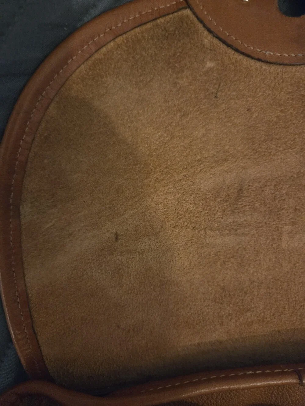 Vintage 90s Dooney & Bourke Tan Pebbled Leather Messenger Crossbody